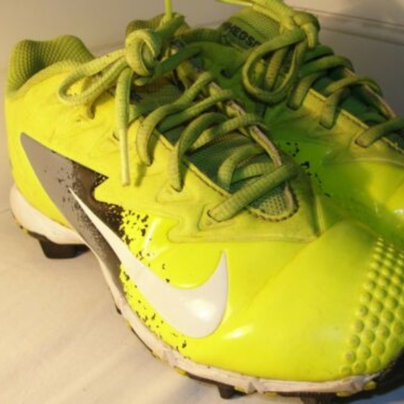 Nike Other - Nike Vapor Baseball Cleats Size 3Y Yellow